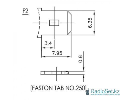 Аккумулятор CSB GP1272 F2 12В 7,2Ач